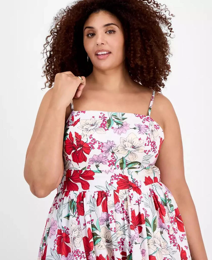 On 34th Plus Size Delicate Garden Maxi Dress, Exclusively at Macy's 4