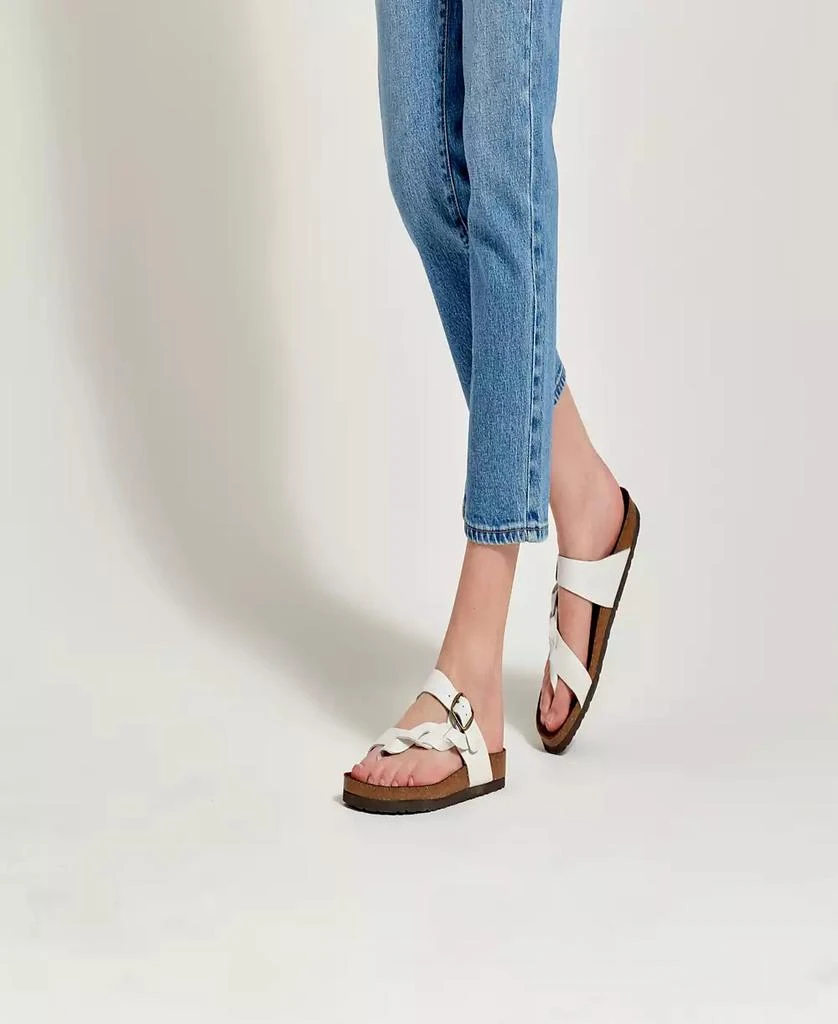 White Mountain Women's Crawford Footbed Sandals 7