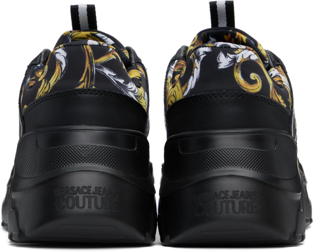 Versace Black Speedtrack Sneakers
