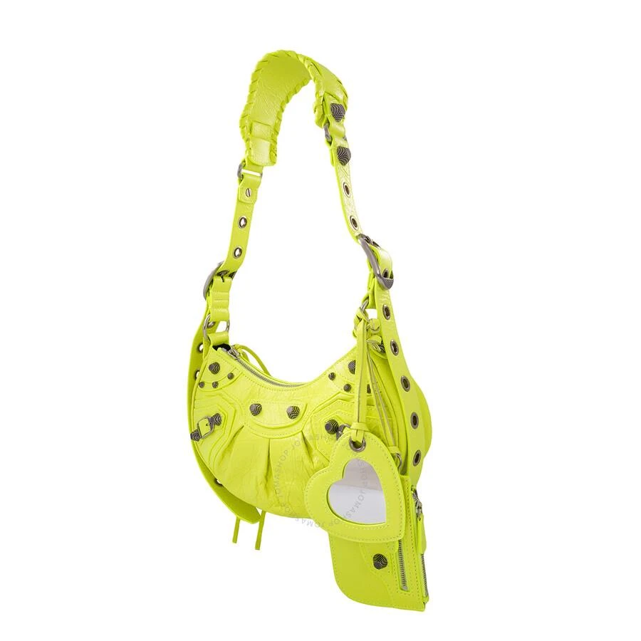 Balenciaga Le Cagole XS Shoulder Bag In Neon Yellow 3