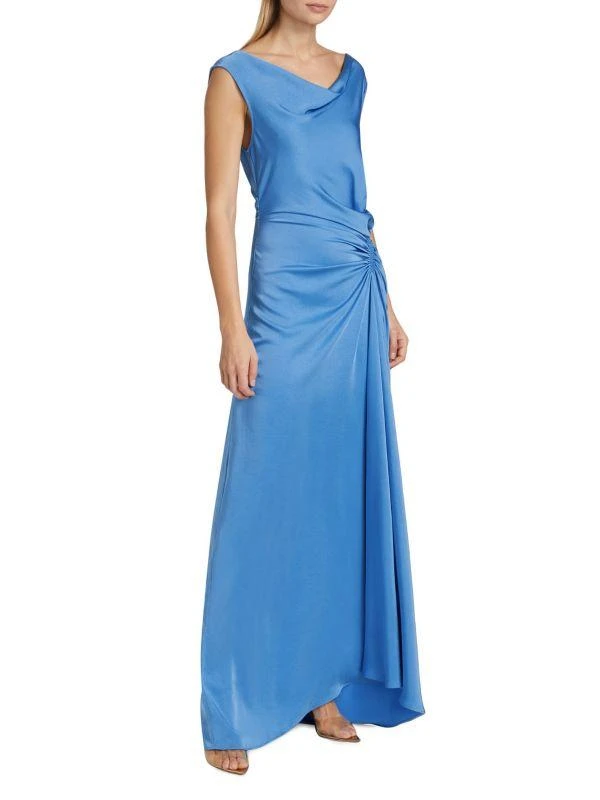 A.L.C. Ophelia Draped Satin Gown 1