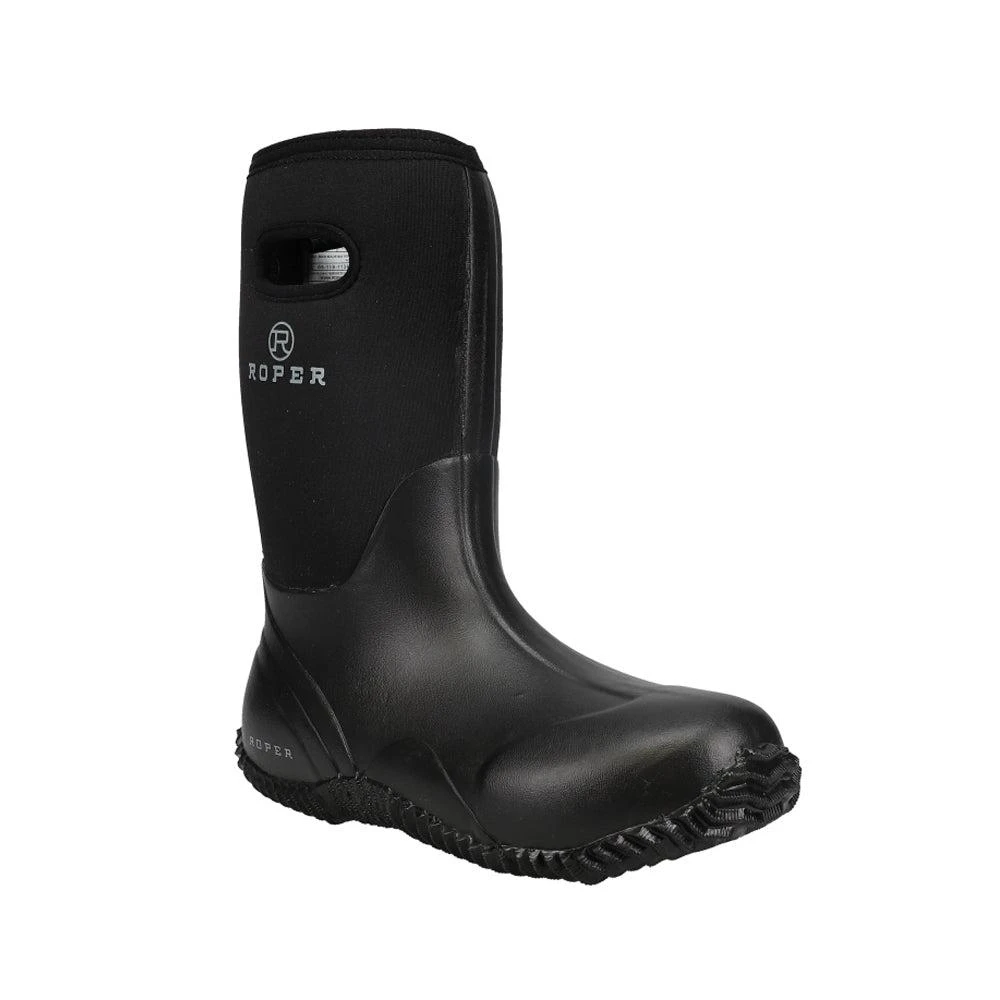 Roper Barnyard Pull On Boots (Big Kid) 2