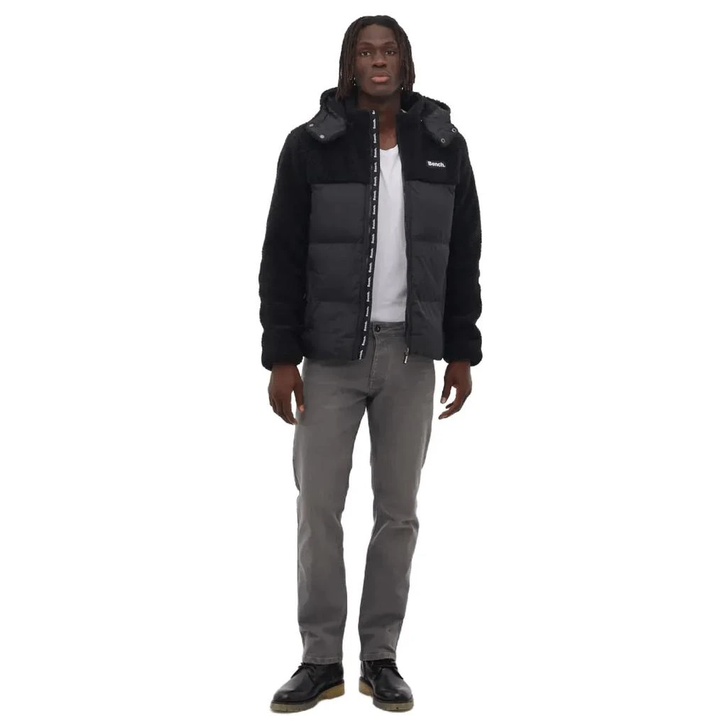 Bench Bench Detta Puffer Sherpa Hooded Bomber Jacket - Men
s 5
