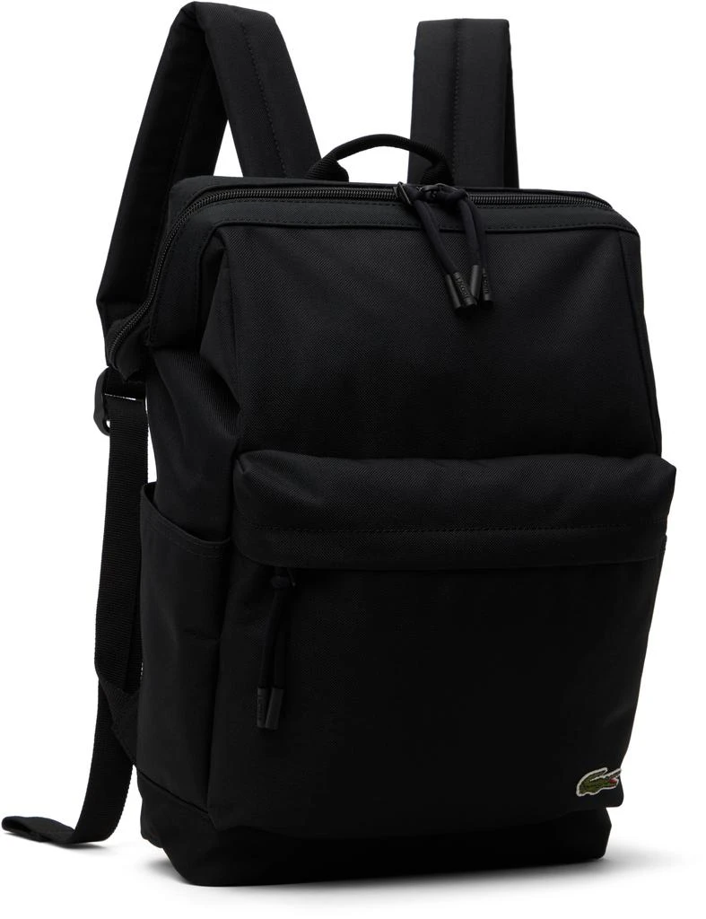 Lacoste Black Neocroc Small Rectangular Backpack 2