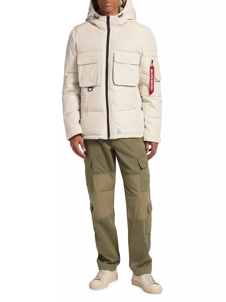 Alpha Industries Hooded Puffer Jacket 2