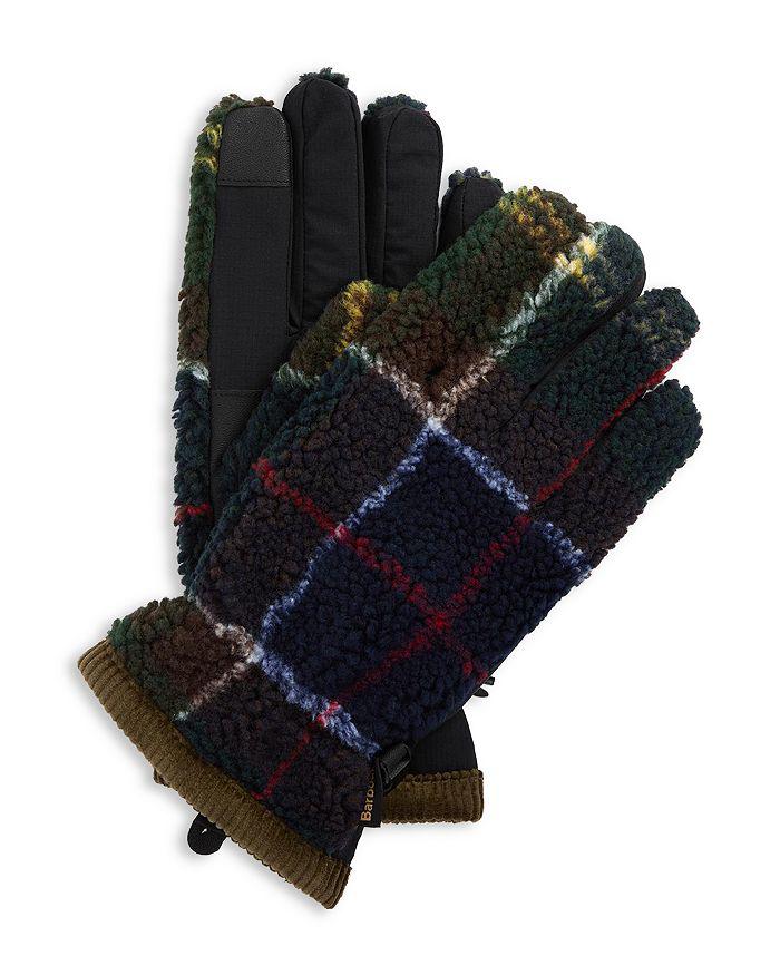 Barbour Field Tartan Fleece Gloves