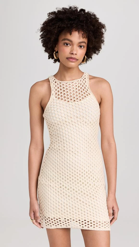 MINKPINK Balmy Crochet Knit Mini Dress 7