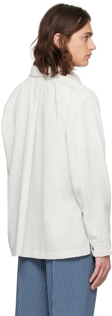 Homme Plissé Issey Miyake Off-White Verso Shirt 3