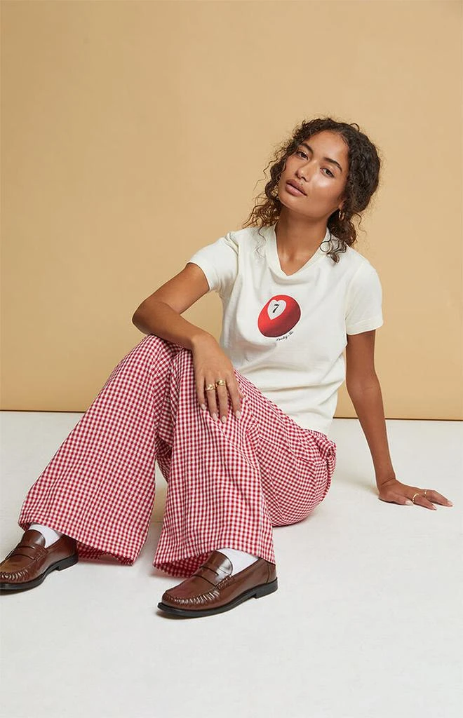 Beverly and Beck Red Gingham Boxer Pajama Pants 4