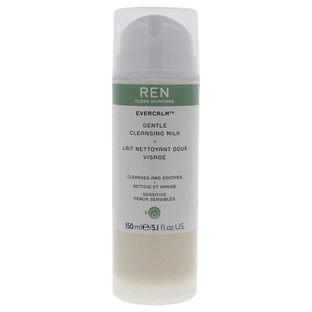 REN Evercalm Gentle Cleansing Milk by REN for Unisex - 5.1 oz Cleansing Milk 1