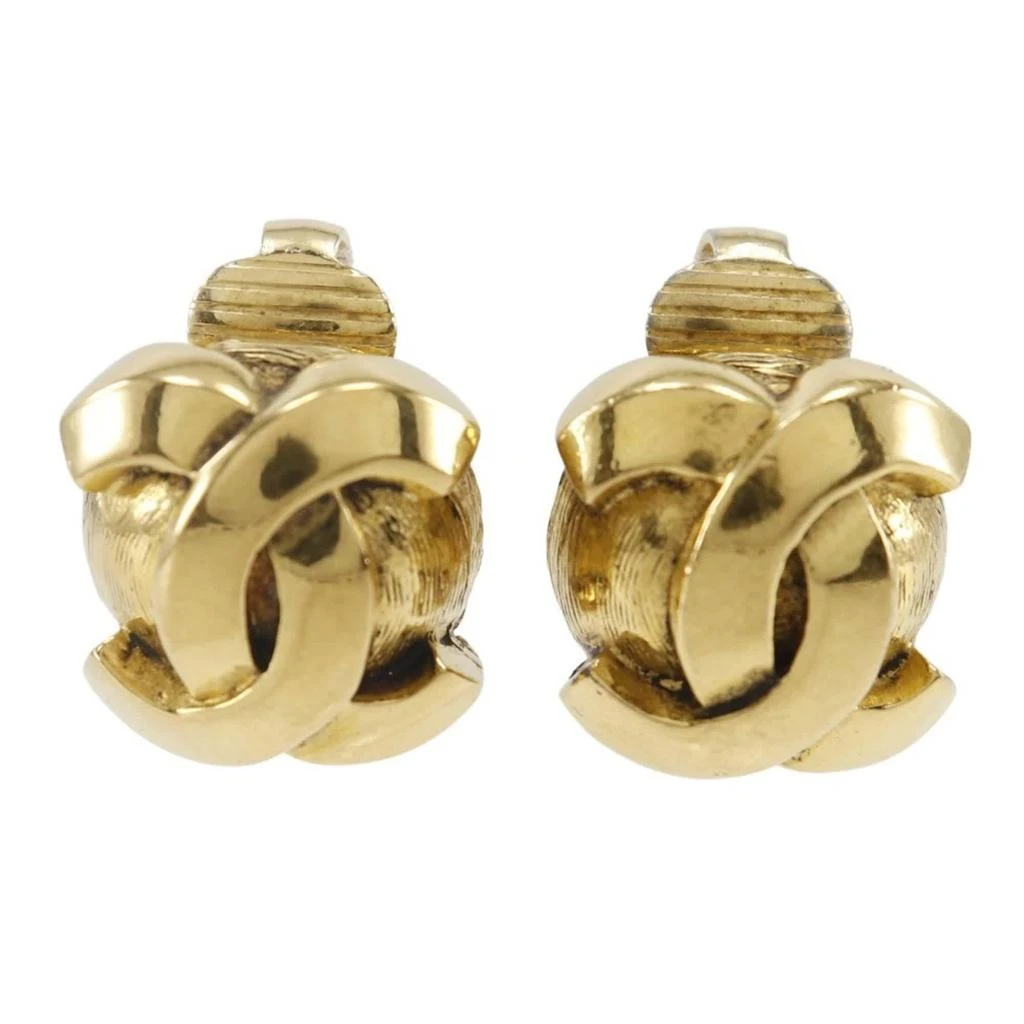 Chanel Plating Clip Earrings (Pre-Owned)