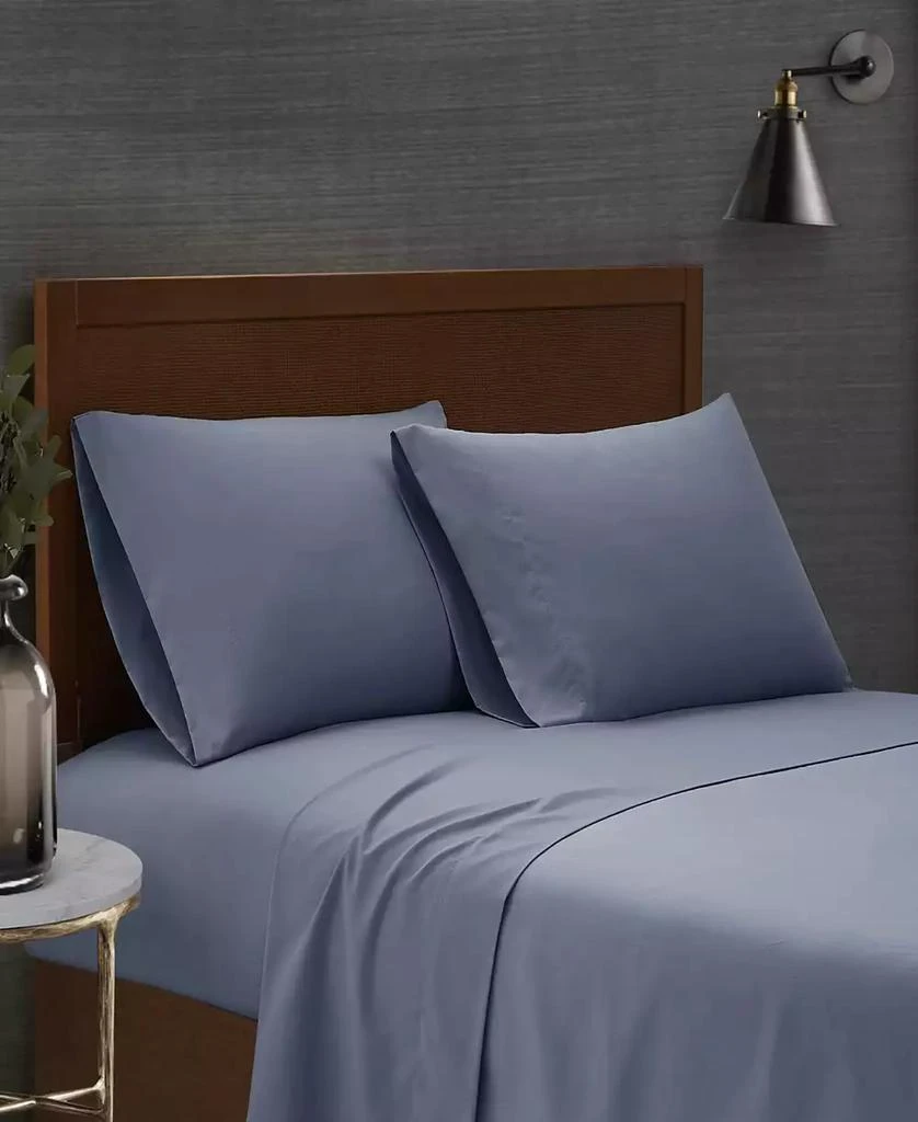 London Fog Garment Wash Solid 4 Piece Sheet Set, Twin 3