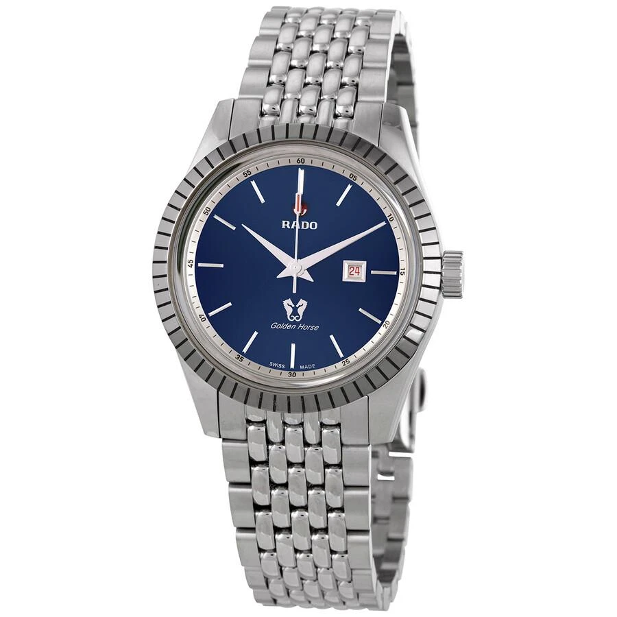 Rado Golden Horse Automatic Blue Dial Ladies Watch R33103203 1