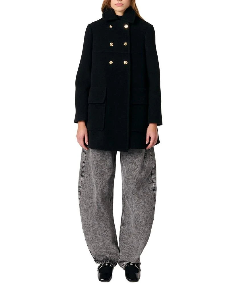 Maje Wool Blend Coat 9