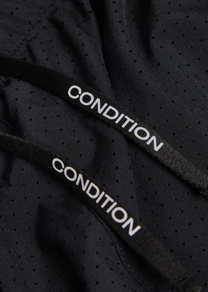 CONDITION Aero perforated stretch-jersey shorts 5