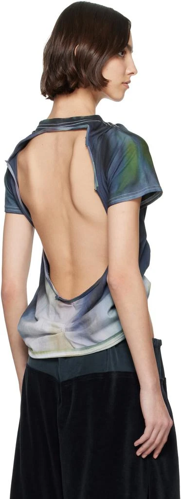 Collina Strada Navy & Green Hazel T-shirt 3