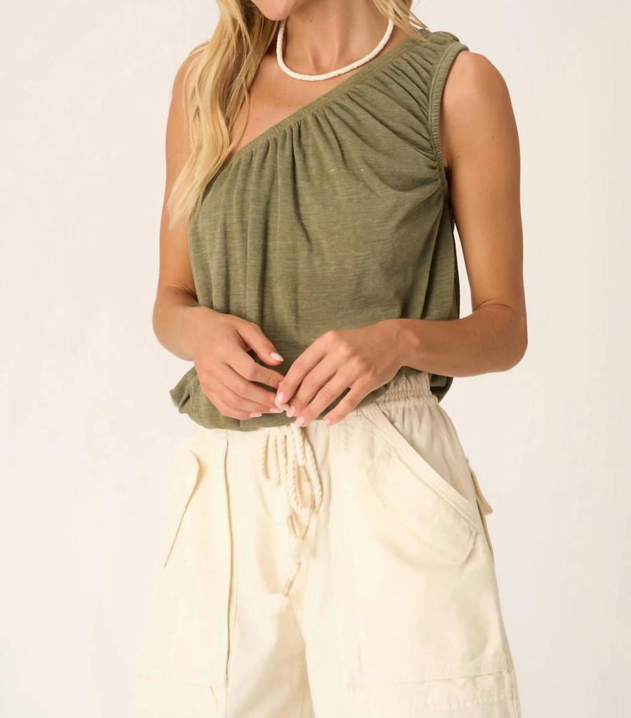 Project Social T Project Social T - Dolce One Shoulder Tank Top