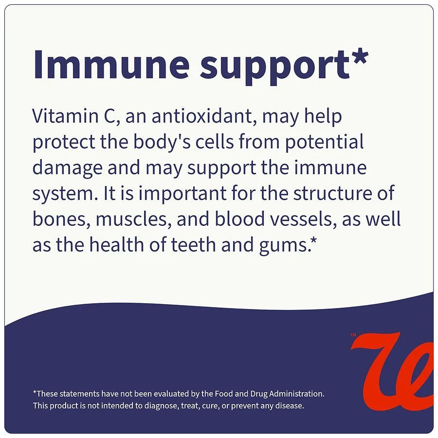 Walgreens Vitamin C with Natural Rose Hips 500 mg Tablets (400 days) 5