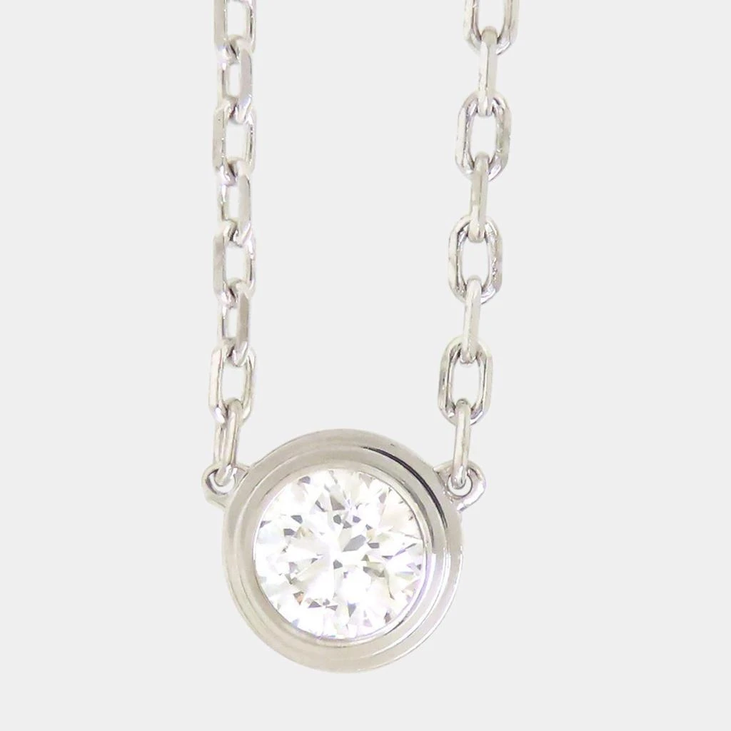 Cartier Cartier 18K White Gold and Diamond D'amour Pendant Necklace 1