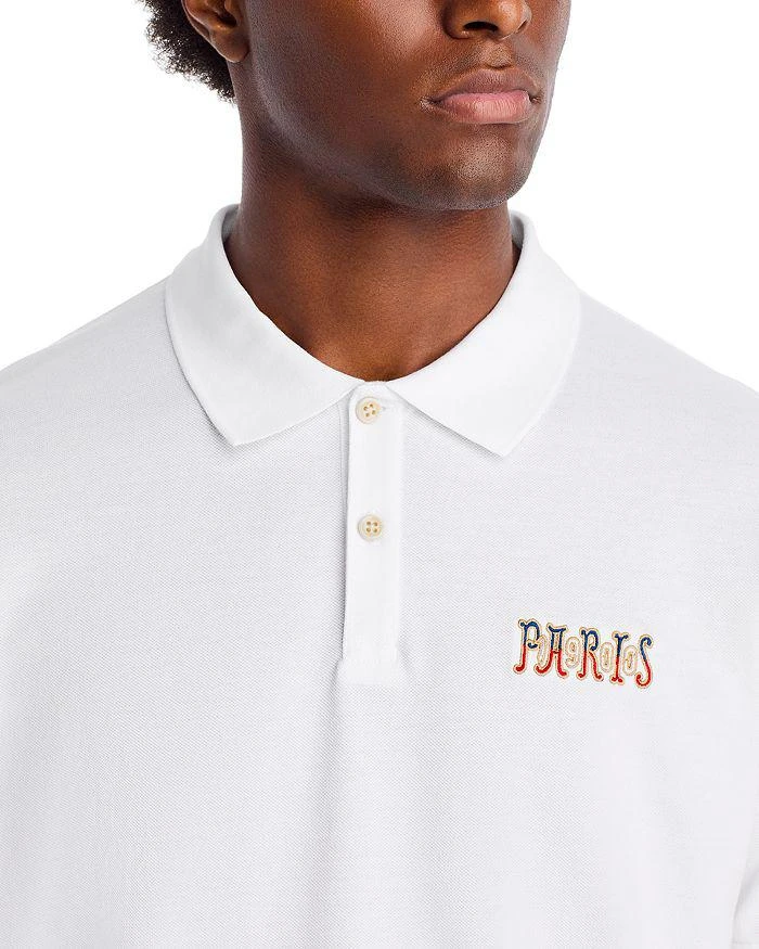 John Elliott Paris Olympic Heritage Regular Fit Polo Shirt 5