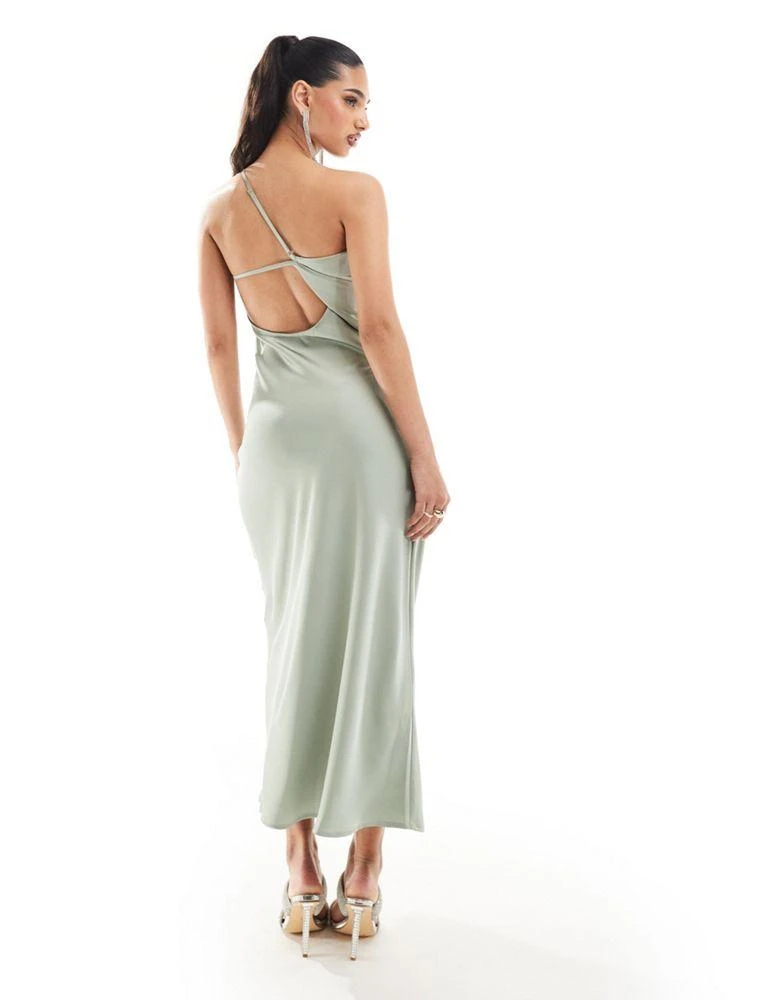 knee length dresses for ladies La Lune Low Back Maxi Dress | White | Dresses main image 0