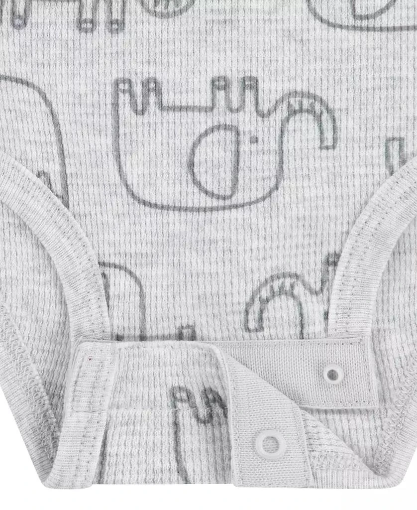 Huggies Baby Boys Cotton Waffle Bodysuit, Pants & Hat, 3 Piece Set 5