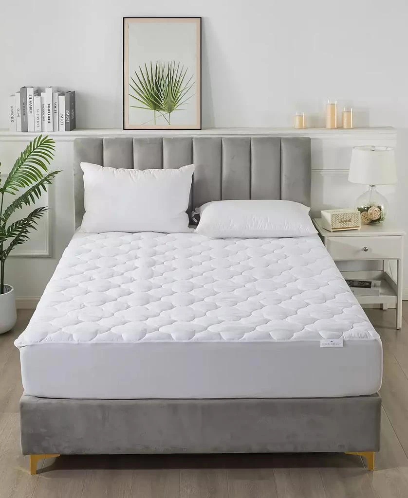 Royal Velvet 300 Thread Count Cotton Waterproof Stain Resistant Mattress Pad 2