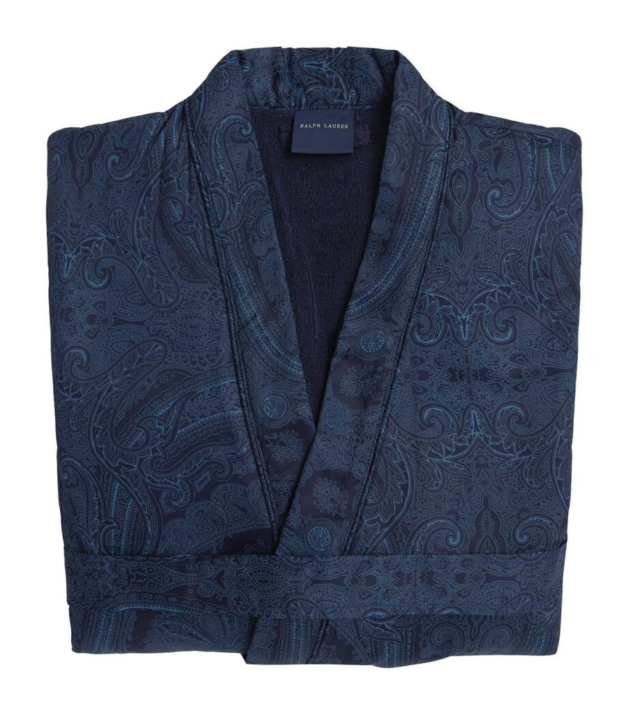 Ralph Lauren Doncaster Paisley Bath Robe 2