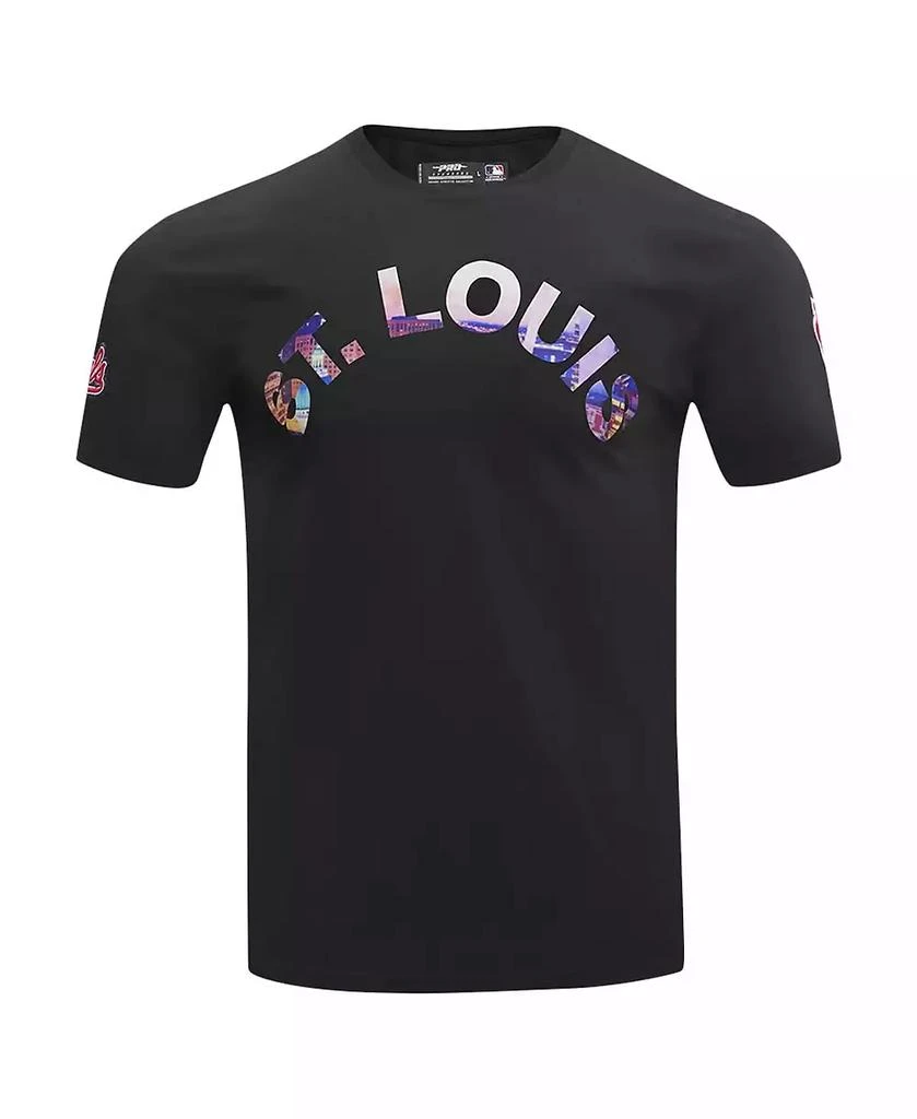 Pro Standard Men's Black St. Louis Cardinals Cityscape T-Shirt 2