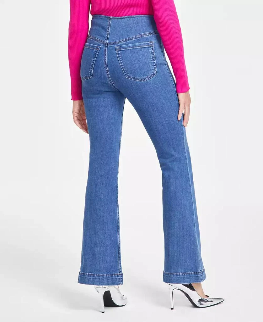 INC International Women's High Rise Pull-On Flare Jeans, Created for Macy's 3