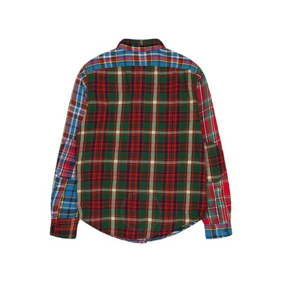 Ralph Lauren Long Sleeve Flannel Patchwork Plaid Check Shirt 2