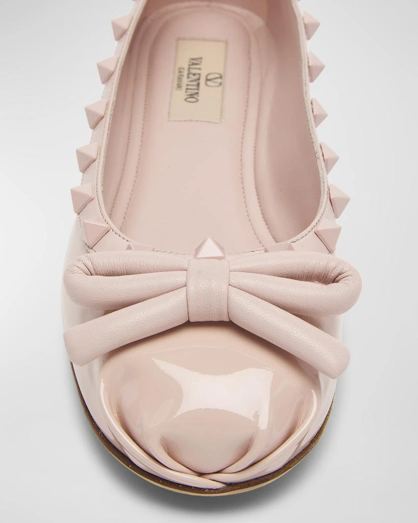 Valentino Rockstud Tonal Leather Ballerina Flats 6