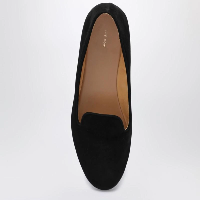 The Row Lippi black suede loafer 3