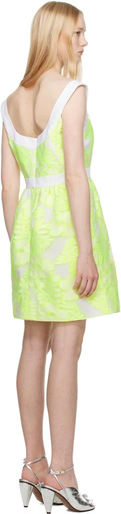 Anna Sui White 
Yellow Sweet Bow Minidress 3