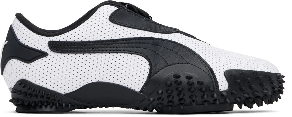 Puma White & Black Mostro Perforated Sneakers 1
