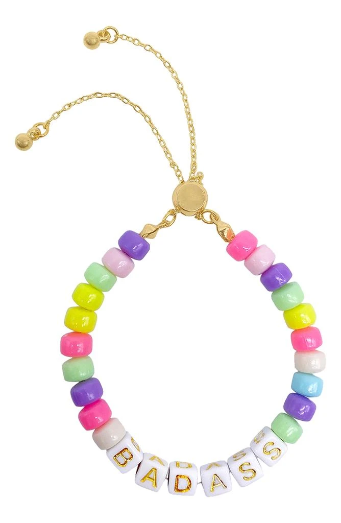ADORNIA Colorful Beaded 'Badass' Slide Bracelet 1