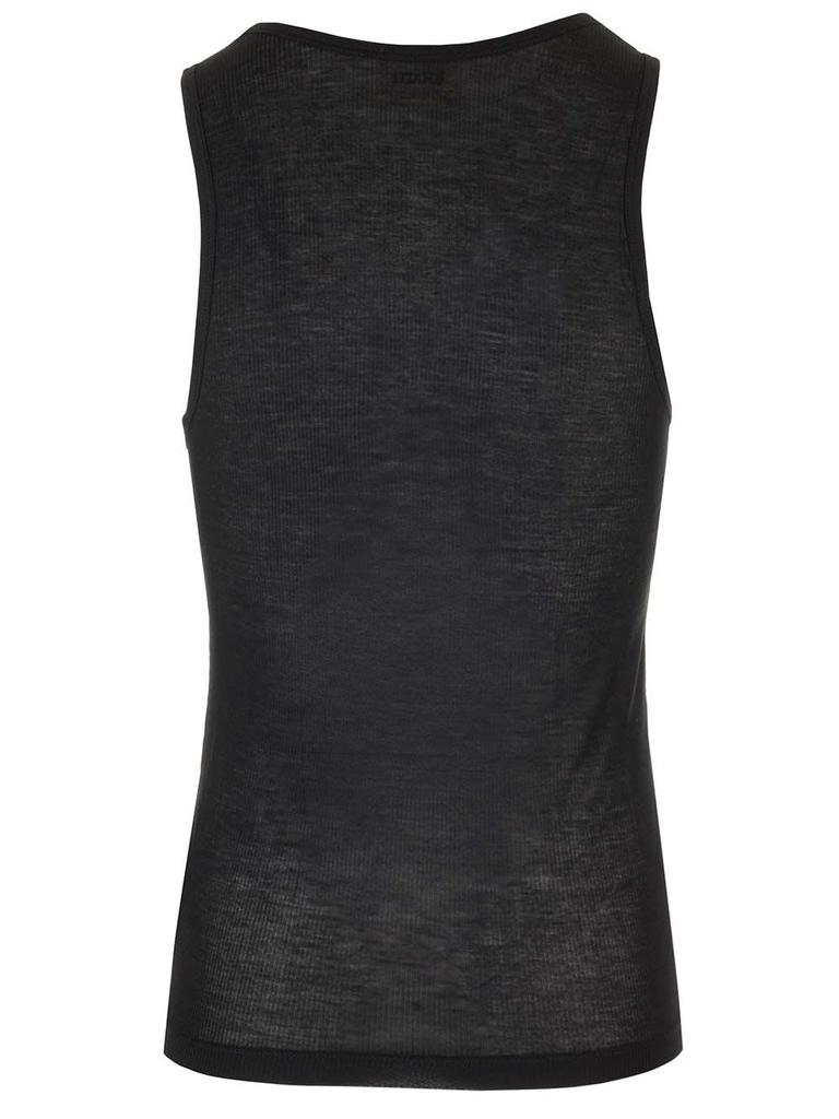 Khaite Black Sleeveless Top