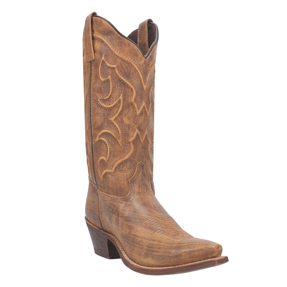 Laredo Reva Embossed Snip Toe Cowboy Boots