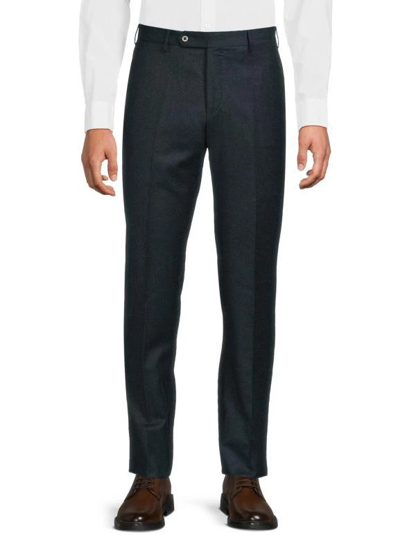 Zanella Parker Modern Fit Wool Blend Pants 1