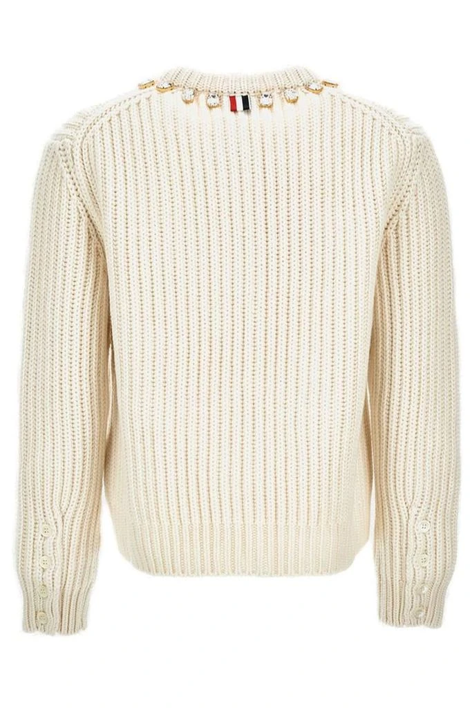 Thom Browne Thom Browne Embellished Knitted Cardigan 2