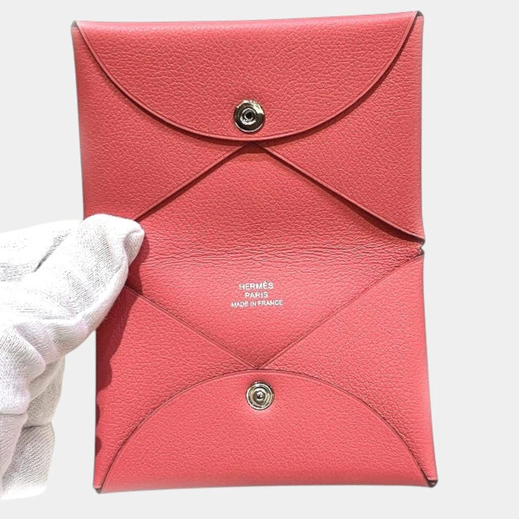 Hermes Hermes Calvi Leather Card Holder 3