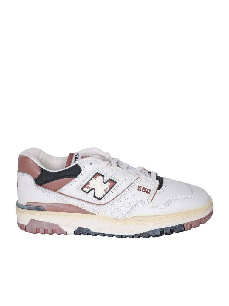 New Balance Bb550 White/brown Sneakers 1