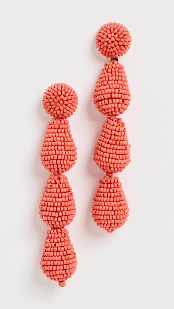 Kenneth Jay Lane Beaded Earrings