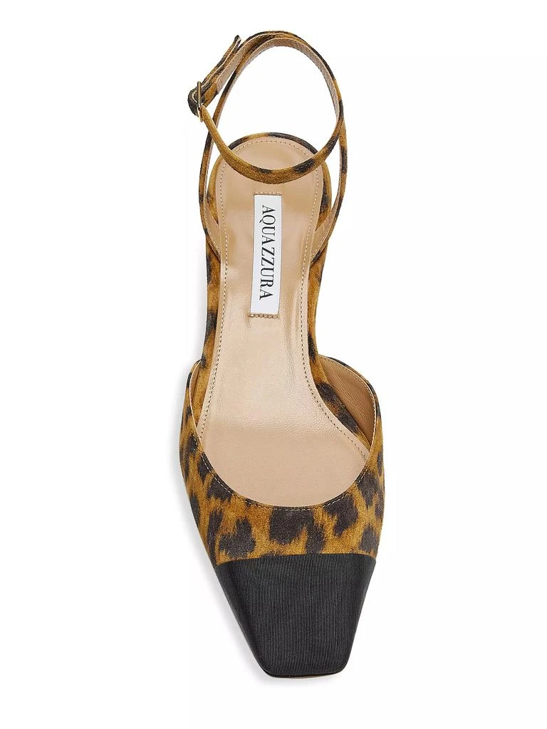 Aquazzura French Flirt 35MM Leopard Pumps 4
