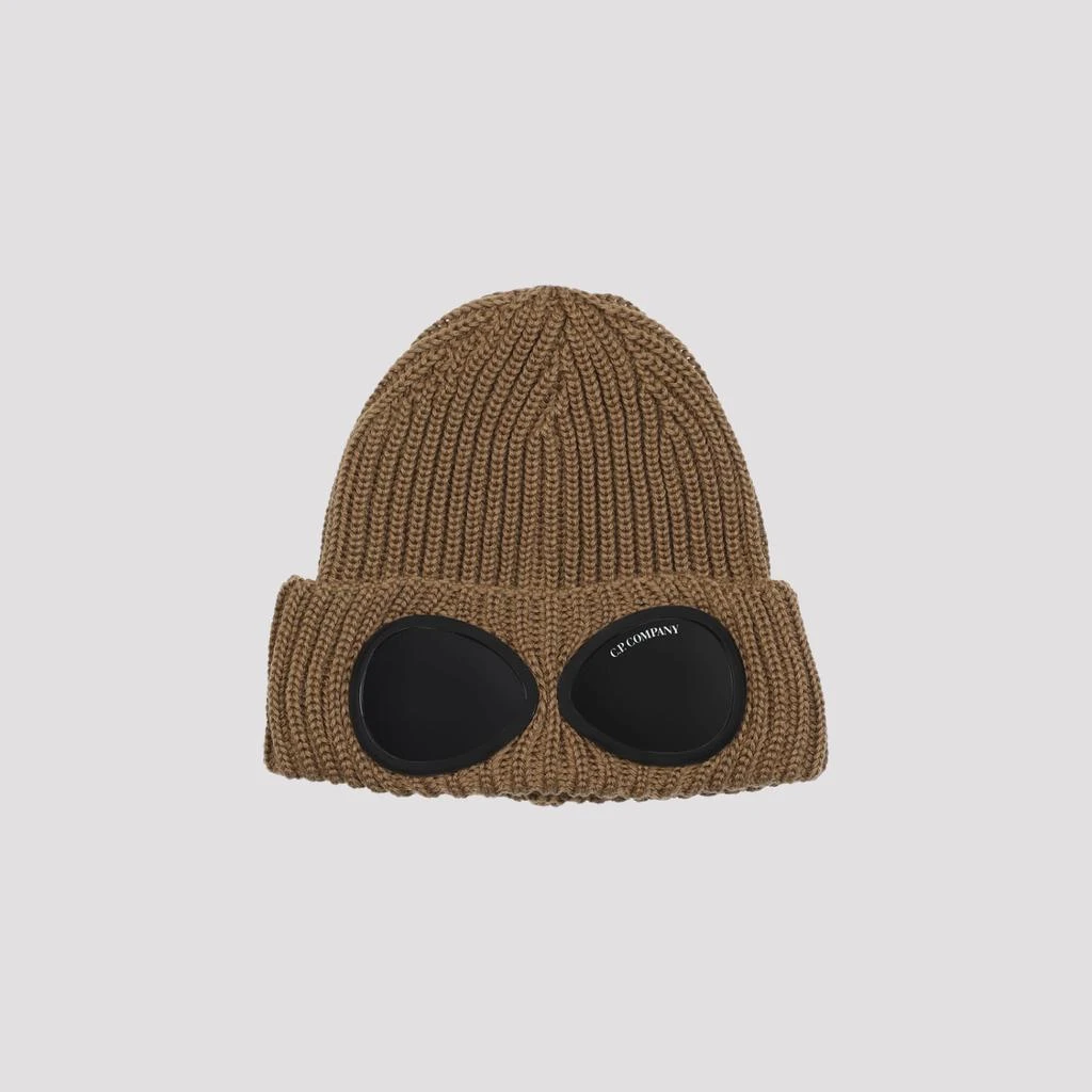 C.P. Company Extra Fine Merino Wool Goggle Beanie 1
