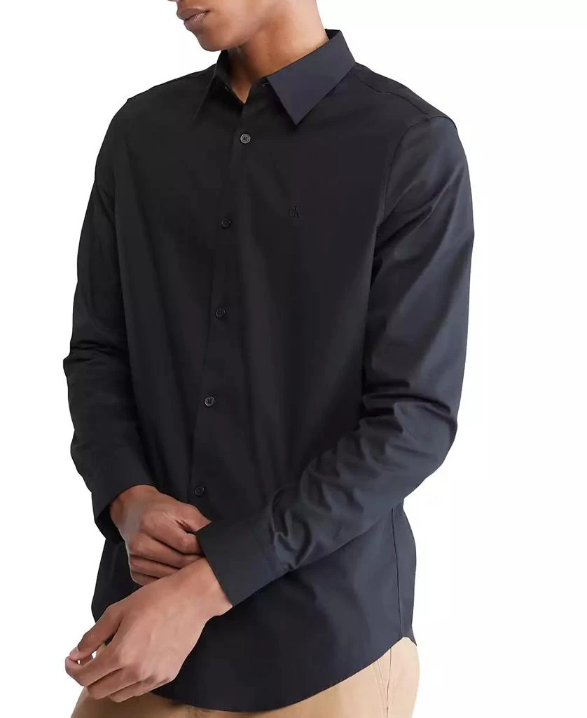 Calvin Klein Men’s Slim-Fit Refined Button-Down Shirt 3