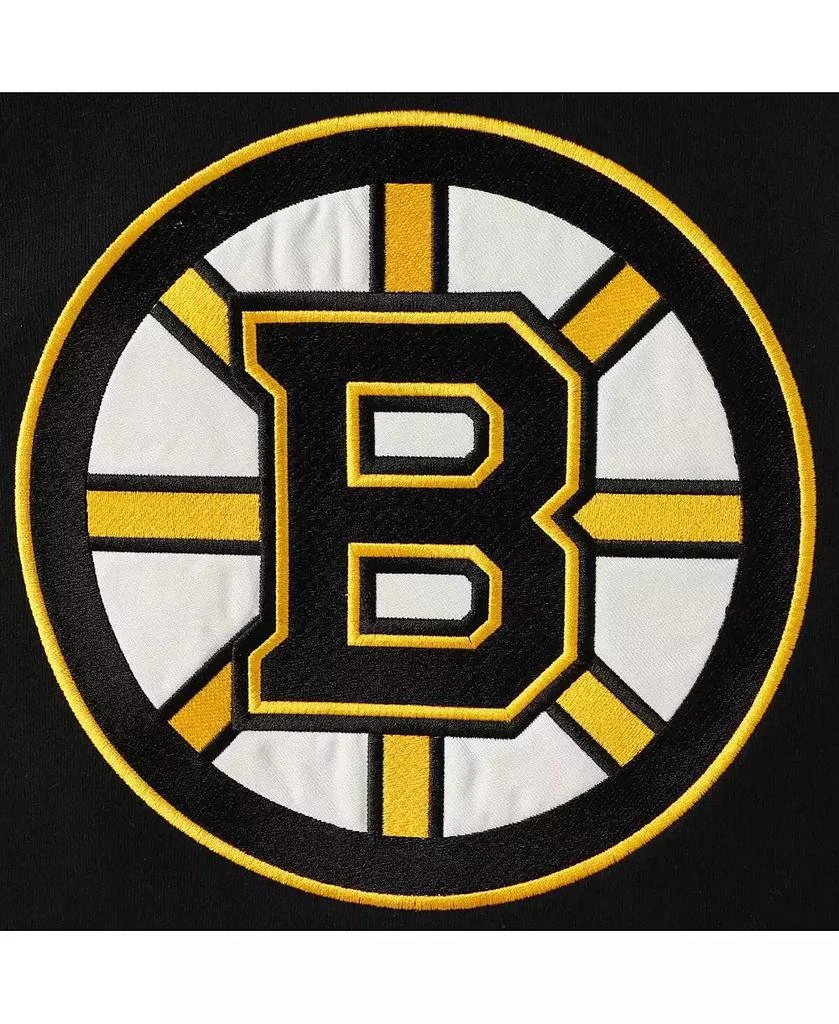 47 Brand Men's David Pastrnak Black Boston Bruins Player Lacer Pullover Hoodie 3