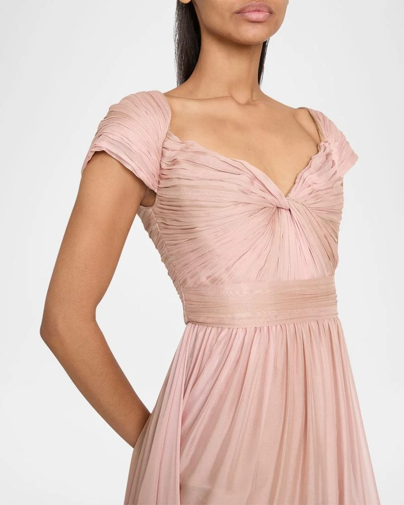 white christmas dresses Lace and Gradient Chiffon Dress – ELIE SAAB main image 1