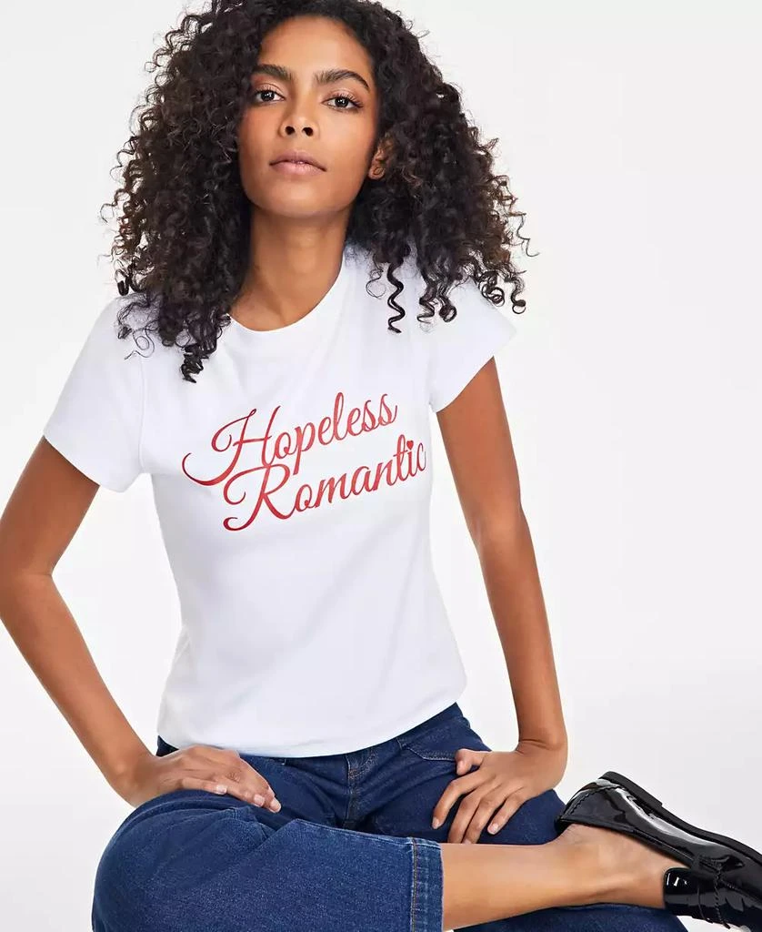 On 34th Women's Hopeless Romantic Graphic T-Shirt, Exclusively at Macy's 2