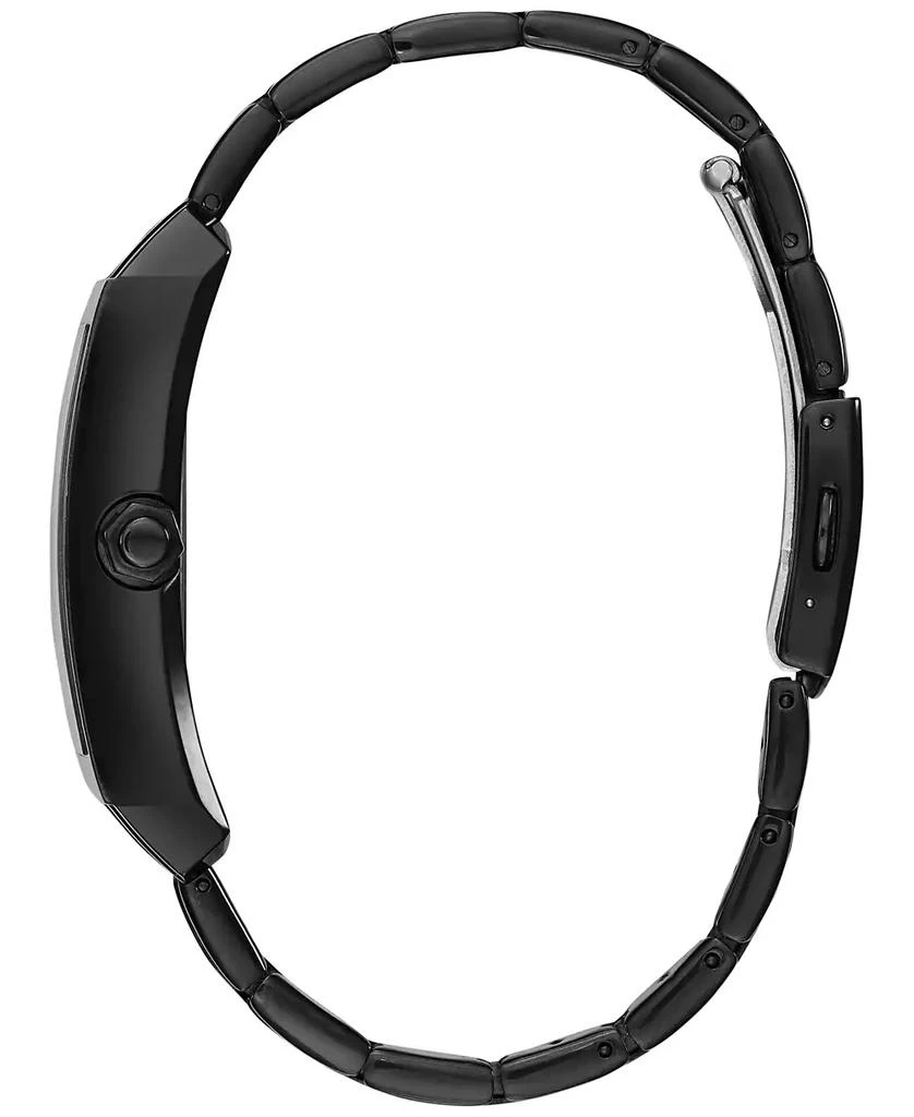 GUESS Watch, Men's Diamond Accent Black Ion Plated Stainless Steel Bracelet 41x37mm U12557G1 3